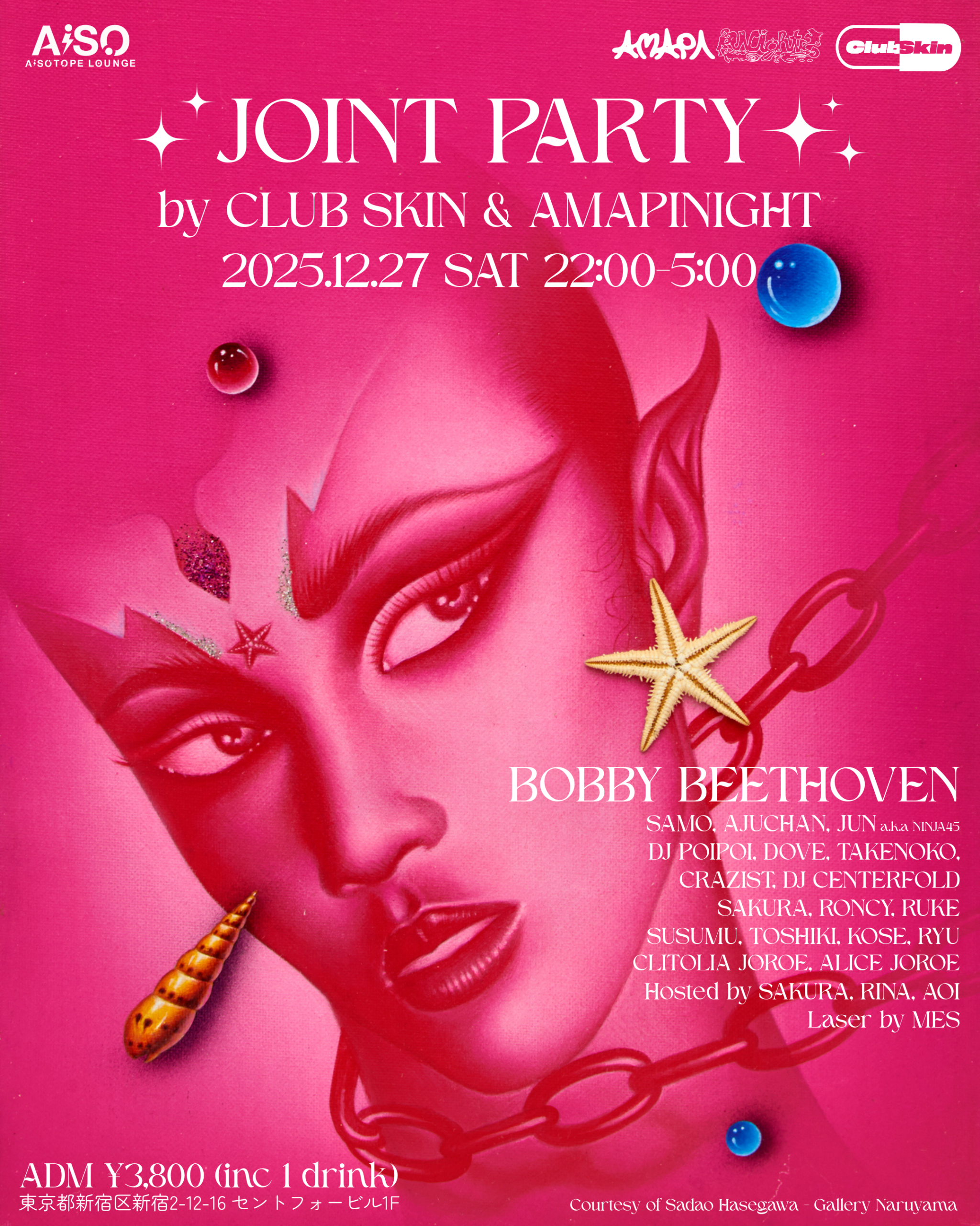 JOINT PARTY by CLUB SKIN & AMAPINIGHT -Starring BOBBY BEETHOVEN-